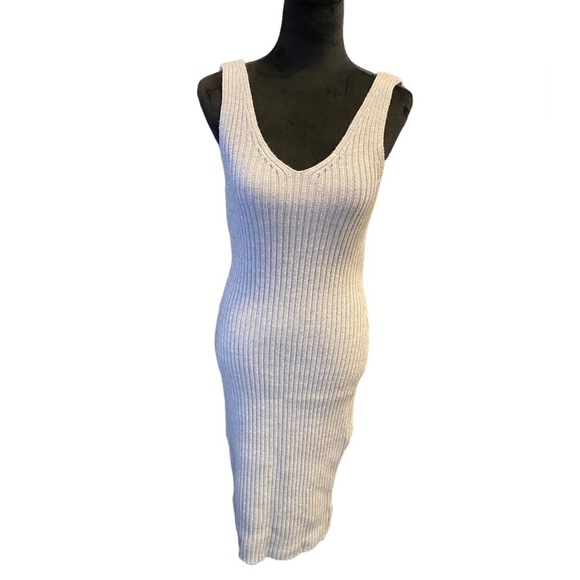 Finders Women's Grey Ribbed Knit Dress Size XXS - Picture 1 of 12